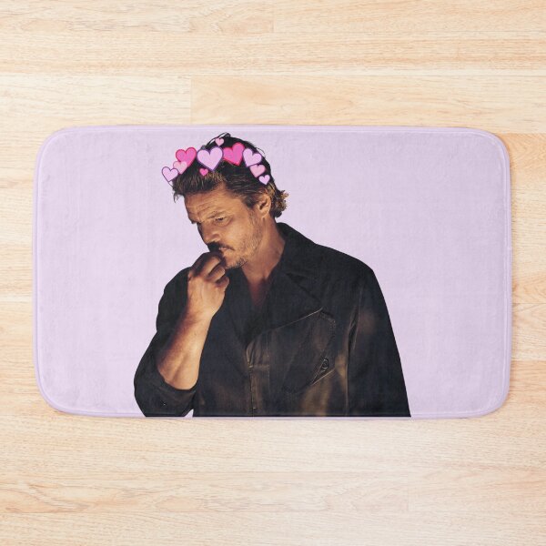 Item preview, Pedro Pascal Pink Hearts Crown Cute designed and sold by CollageHeaven.