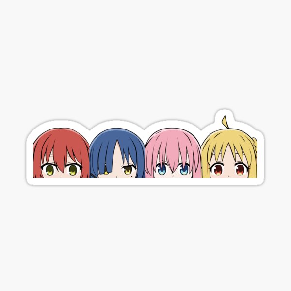 Bocchi the Rock! Kessoku Band 4x6 Sticker Sheet – ミノミノ