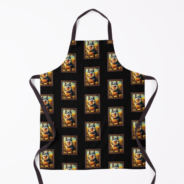 Item preview, Pomsky Sunflower Painting Adorable Dog designed and sold by rafaeltto.