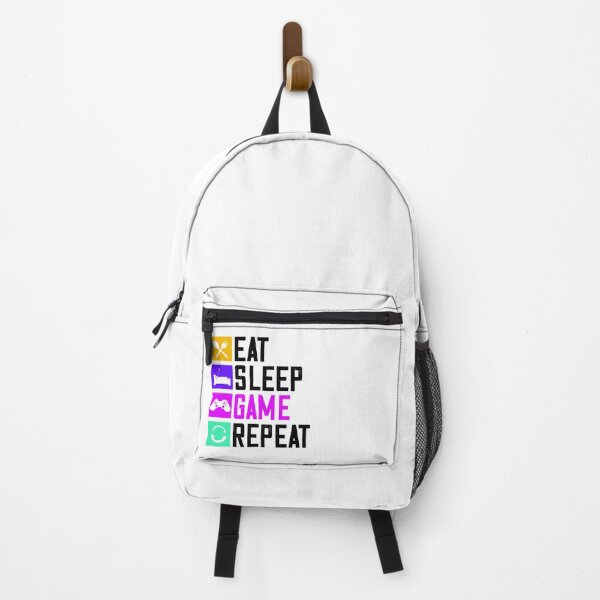 Item preview, Eat Sleep Game Repeat (Black) designed and sold by EaglePrimeDsign.