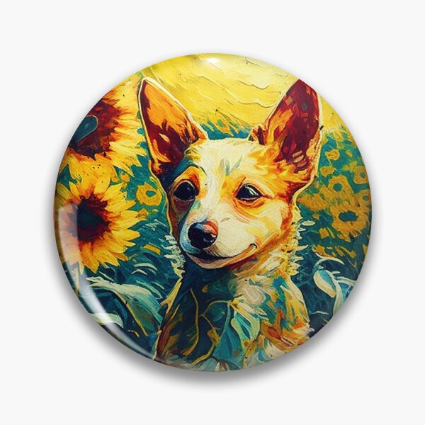 Item preview, Portuguese Podengo Pequeno Sunflower Painting Adorable Dog designed and sold by rafaeltto.