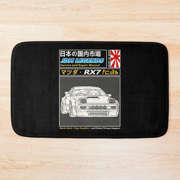 Item preview, Mazda RX-7 FC3s 1985 Car Maintenance Manual Cover designed and sold by JDM Guyvit.