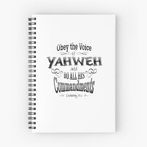 Item preview, Obey The Voice Of YAHWEH And Do All His Commandments - Torah Bible Design - TorahWear designed and sold by Andrew Carter.