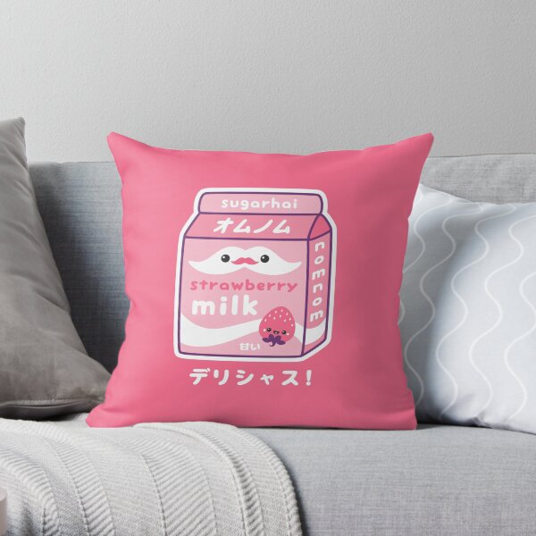 strawberry milk pillow pet