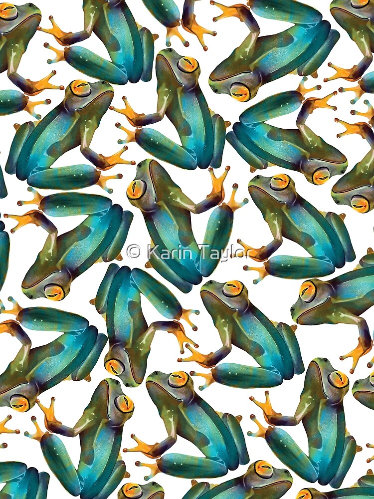 Thumbnail 5 of 5, Graphic T-Shirt, Enchanted Frogs designed and sold by Karin Taylor.