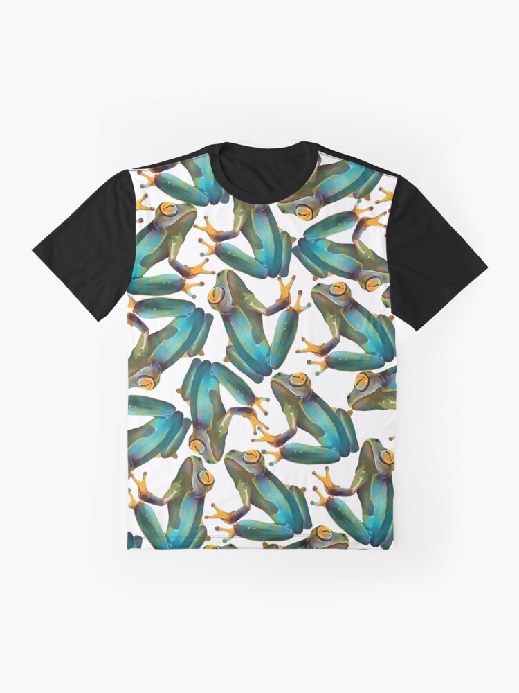 Thumbnail 4 of 5, Graphic T-Shirt, Enchanted Frogs designed and sold by Karin Taylor.