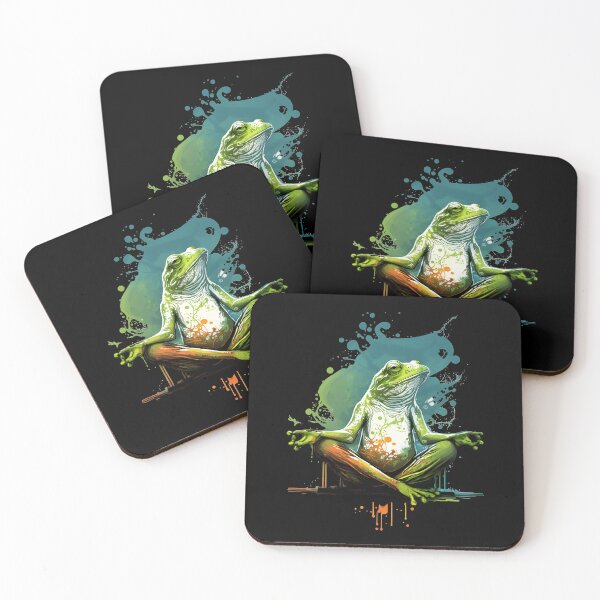 Item preview, Meditating frog, meditation designed and sold by DerSenat.