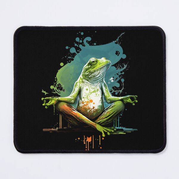 Item preview, Meditating frog, meditation designed and sold by DerSenat.