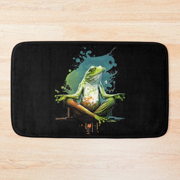 Item preview, Meditating frog, meditation designed and sold by DerSenat.