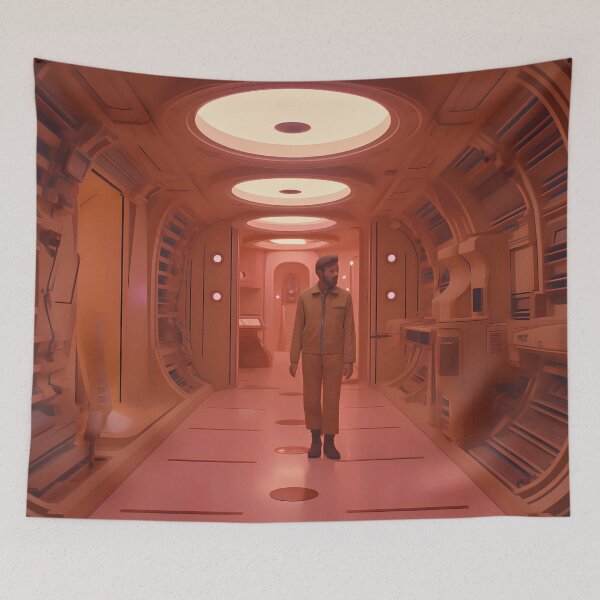 Item preview, Bewildered life in 70's style outer space designed and sold by SingularityGeek.