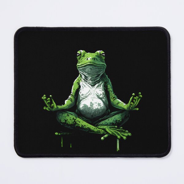 Item preview, Meditating frog, meditation designed and sold by DerSenat.