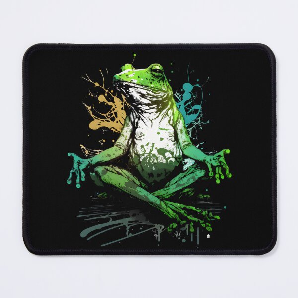 Item preview, Meditating frog, meditation designed and sold by DerSenat.