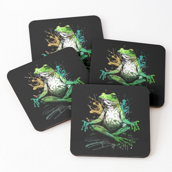 Item preview, Meditating frog, meditation designed and sold by DerSenat.
