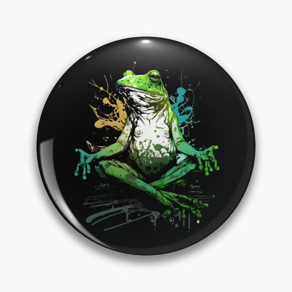 Item preview, Meditating frog, meditation designed and sold by DerSenat.