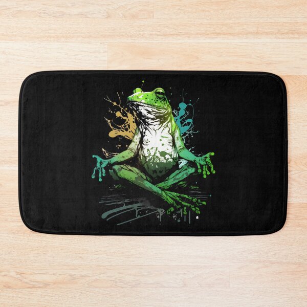 Item preview, Meditating frog, meditation designed and sold by DerSenat.
