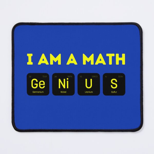 Item preview, I Am A Math Genius designed and sold by MathVerge.