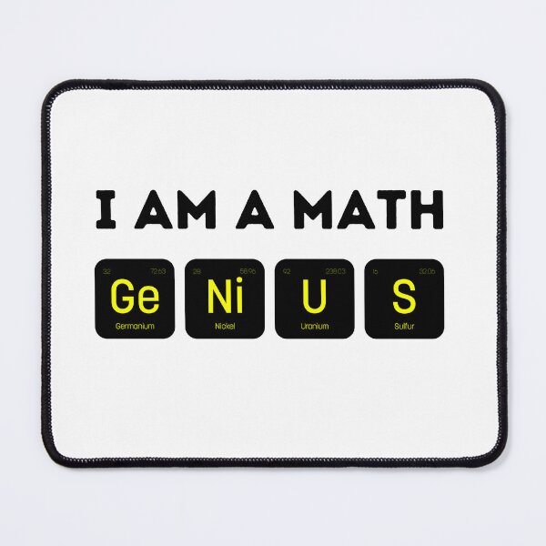 Item preview, I Am A Math Genius designed and sold by MathVerge.