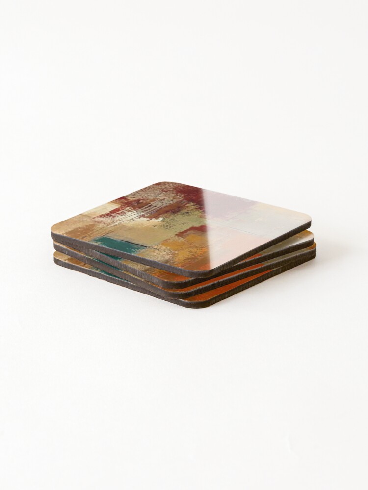 Thumbnail 4 of 5, Coasters (Set of 4), Calming Abstract designed and sold by RagWeasel.