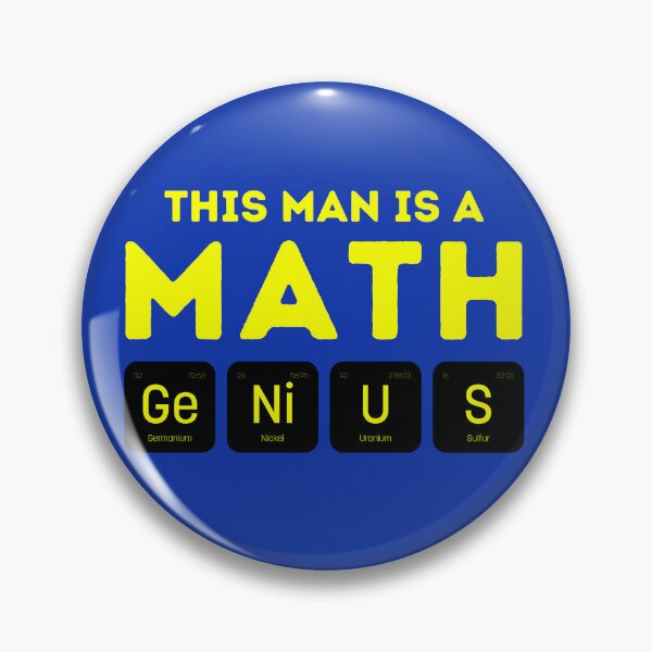 Item preview, This Man Is A Math Genius designed and sold by MathVerge.