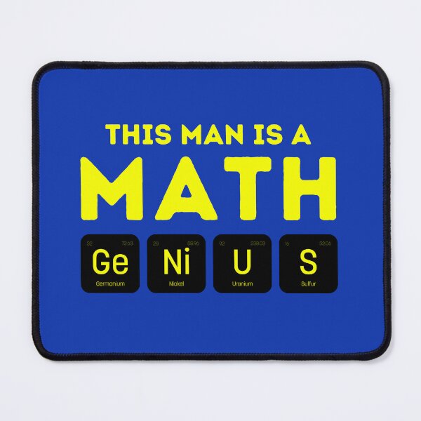 Item preview, This Man Is A Math Genius designed and sold by MathVerge.