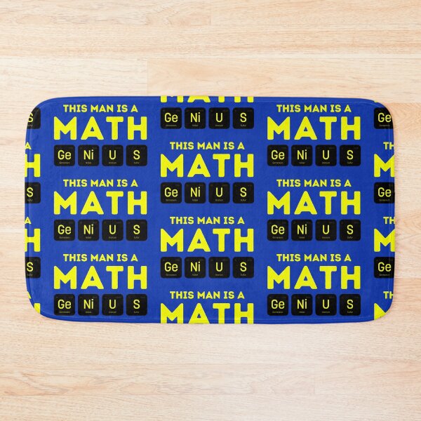 Item preview, This Man Is A Math Genius designed and sold by MathVerge.