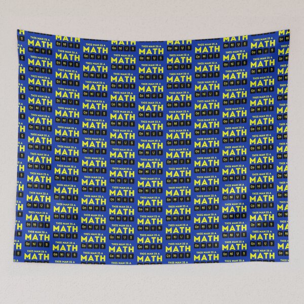 Item preview, This Man Is A Math Genius designed and sold by MathVerge.