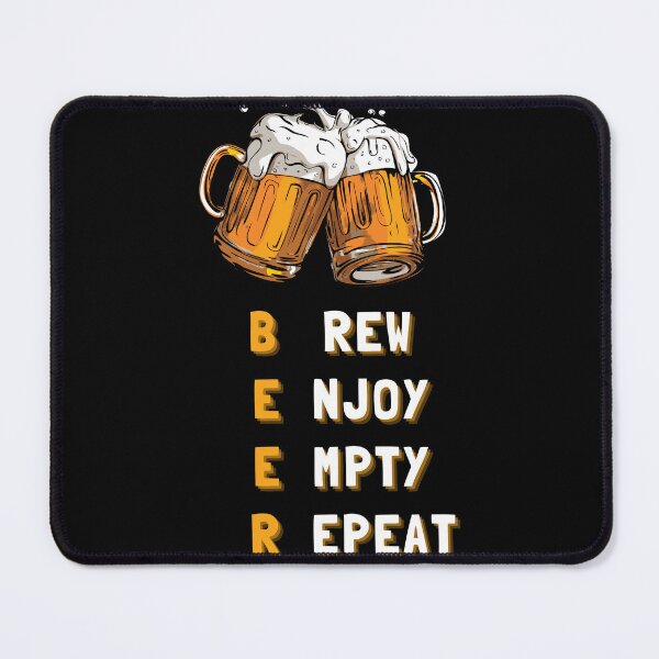 Item preview, Brew Enjoy Empty Repeat - Beer designed and sold by artist-mac.