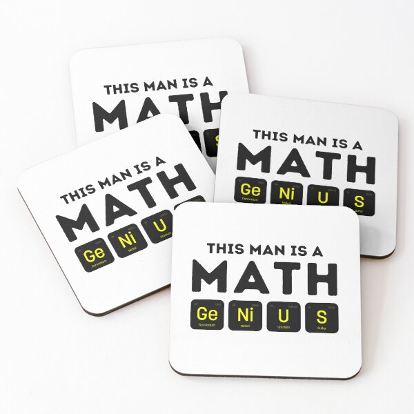 Item preview, This Man Is A Math Genius designed and sold by MathVerge.