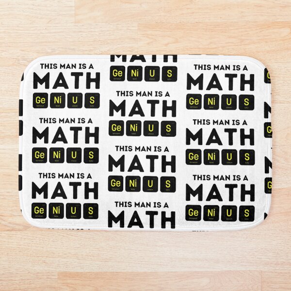 Item preview, This Man Is A Math Genius designed and sold by MathVerge.