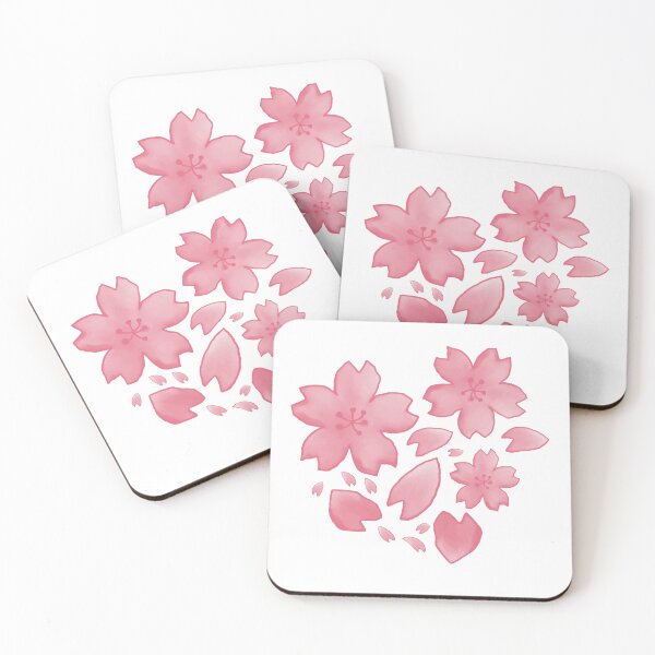 Item preview, Pink Cherry Blossom Sakura Floral Watercolor Art designed and sold by spaceopy.