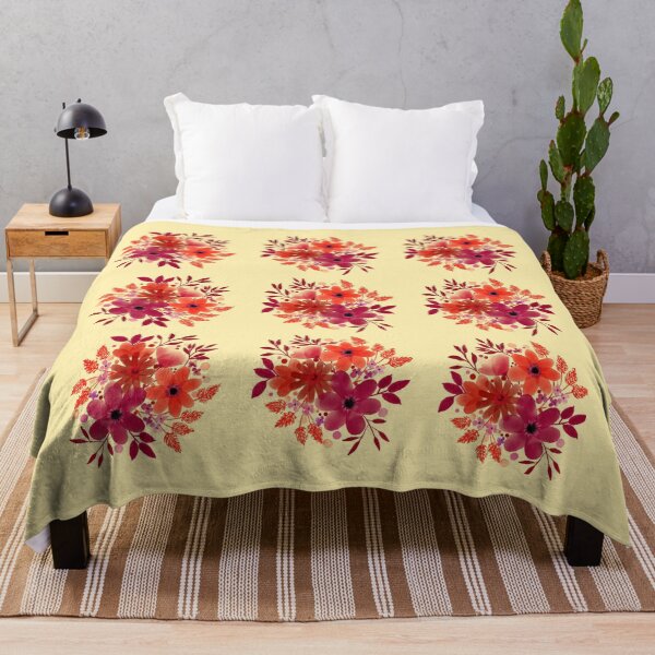 Item preview, watercolour flowers designed and sold by Shikhadaga.