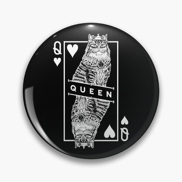 Item preview, Siberian Cat Lover Queen Of Hearts Funny Pop Art designed and sold by GrandeDuc.