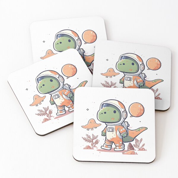 Item preview, dinosaur, astronaut, star designed and sold by Siam-1306.