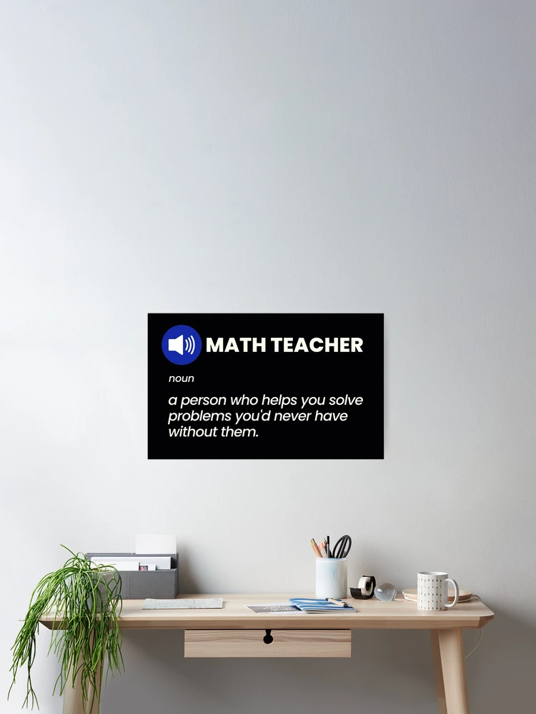 Thumbnail 2 of 3, Poster, Funny Math Joke designed and sold by MathVerge.