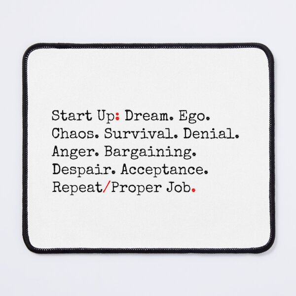 Item preview, The 10 Stages of a Start-Up designed and sold by SW-WordWarThree.