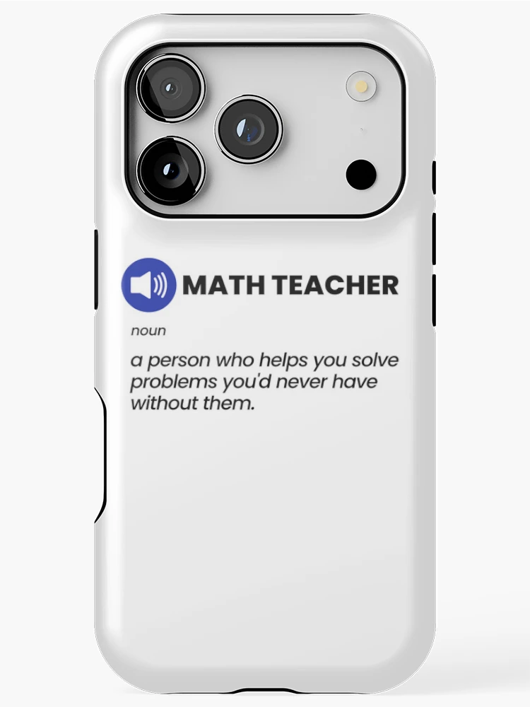 Thumbnail 1 of 4, iPhone Case, Funny Math Joke designed and sold by MathVerge.