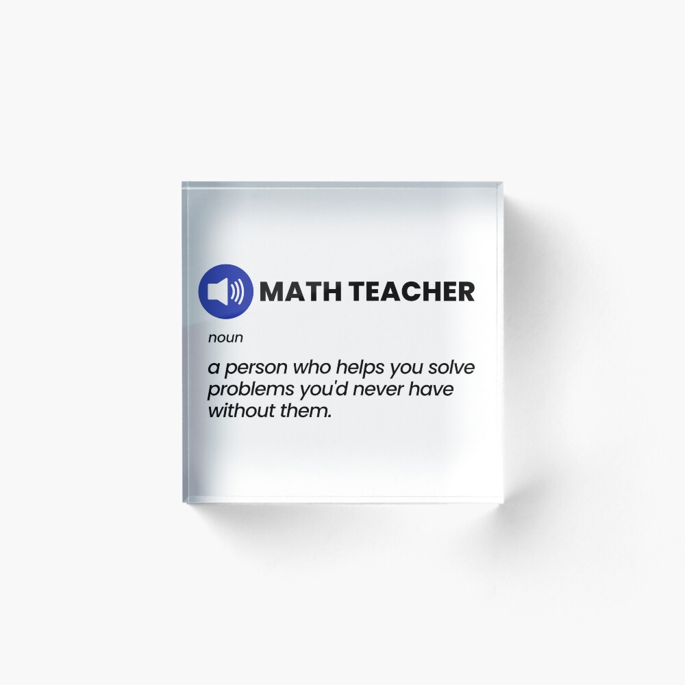 Item preview, Acrylic Block designed and sold by MathVerge.