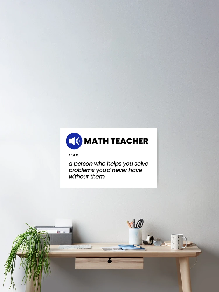 Thumbnail 2 of 3, Poster, Funny Math Joke designed and sold by MathVerge.