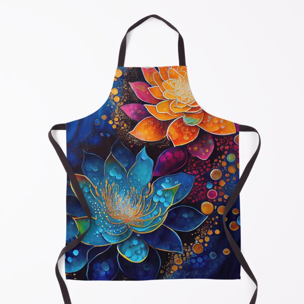 Item preview, A Fusion of Pointillism and Alcohol Ink Painting: Colorful Flowers in Mosaic designed and sold by Piotrek0001.