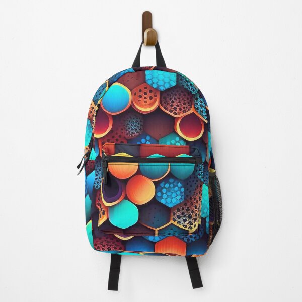 Item preview, Rainbow honeycomb pattern designed and sold by knuppify.