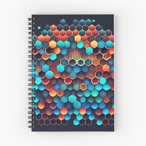 Item preview, Rainbow honeycomb pattern designed and sold by knuppify.
