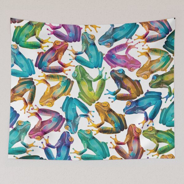 Item preview, Rainbow Frogs designed and sold by Karin Taylor.