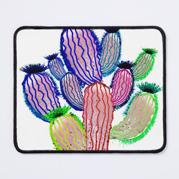 Item preview, cactus, red, transparent, cheerful, joyful, day, multicolored, optimism, naiv, children's, floral print, trend  year designed and sold by Maria Mihailova.