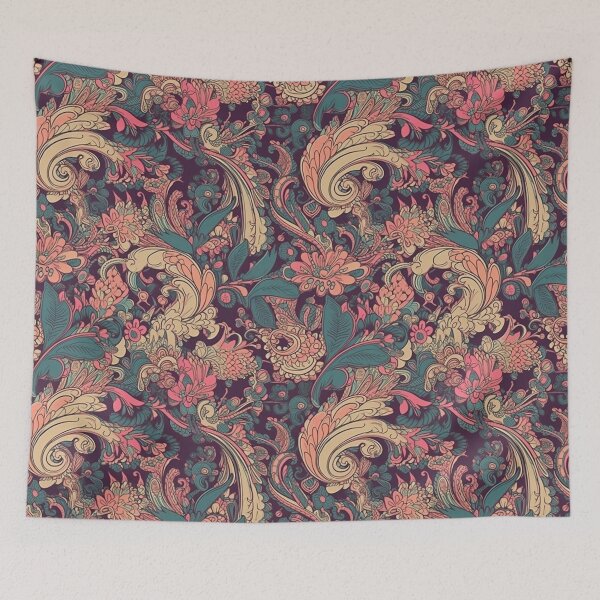 Item preview, Beautiful floral dress pattern designed and sold by paulstamp.