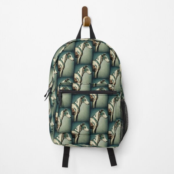 Item preview, Greyhound dog in profile with artistic coloring designed and sold by TheTrendsDesk.