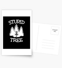 Dummer Baum V9 Postkarten