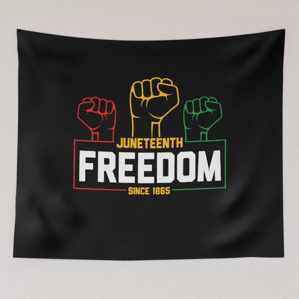 Item preview, Juneteenth freedom since 1865 designed and sold by pnkpopcorn.