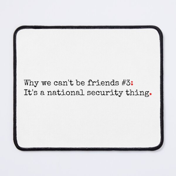 Item preview, Why We Can't Be Friends #3 designed and sold by SW-WordWarThree.