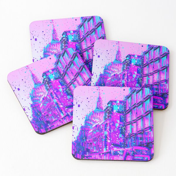 Item preview, London England City Street Glitch Art designed and sold by glitchhub.