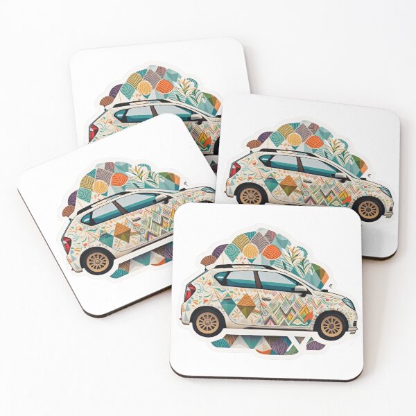 Item preview, Colorful car with symmetrical design designed and sold by anthonygdg.